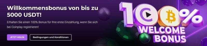 Bonusangebot von Coinplay