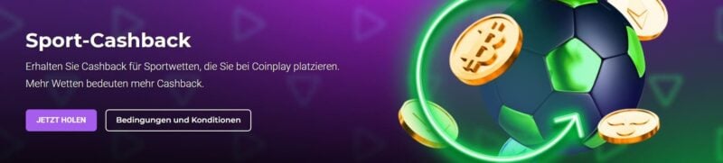 Cashback von Coinplay