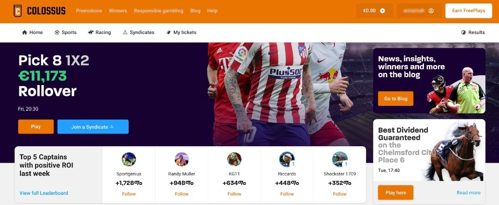 Colossus Bets Sportwetten Erfahrungen – Design