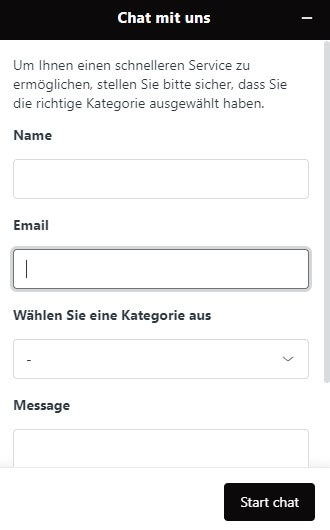 Live-Chat von Dachbet