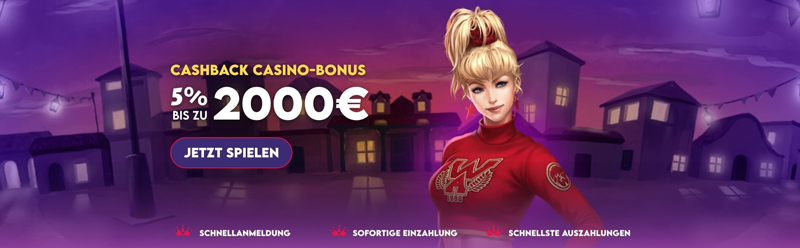 Cashback-Bonus von Divas Luck