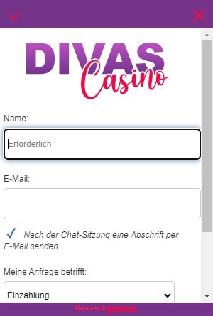 Live-Chat von Divas Luck