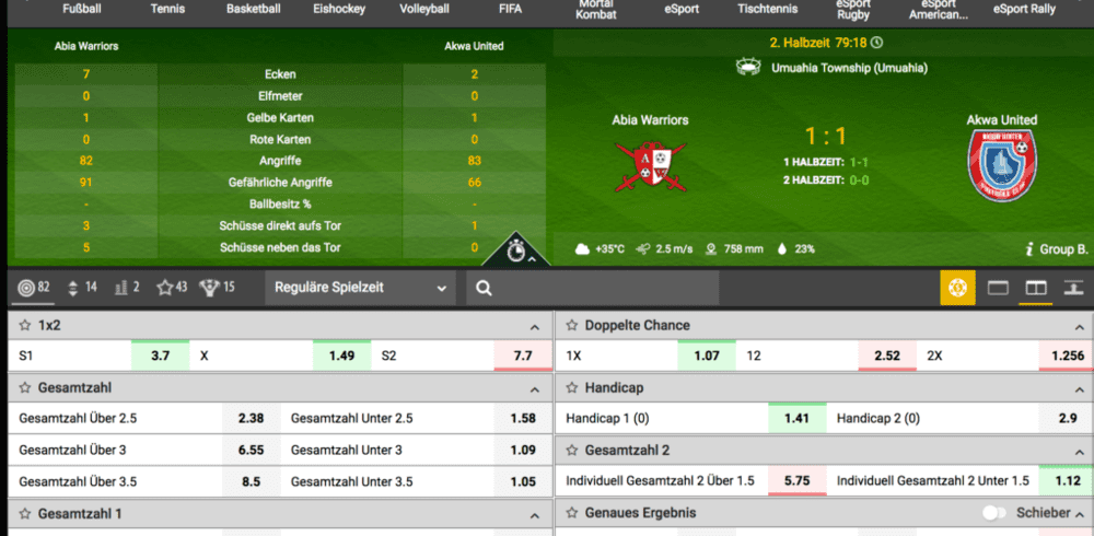 Double Bet Sportwetten Erfahrungen – Livewetten