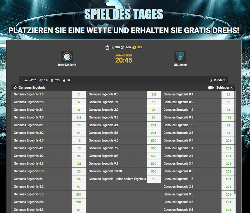 Fan Sport Sportwetten Erfahrungen – Wettangebot