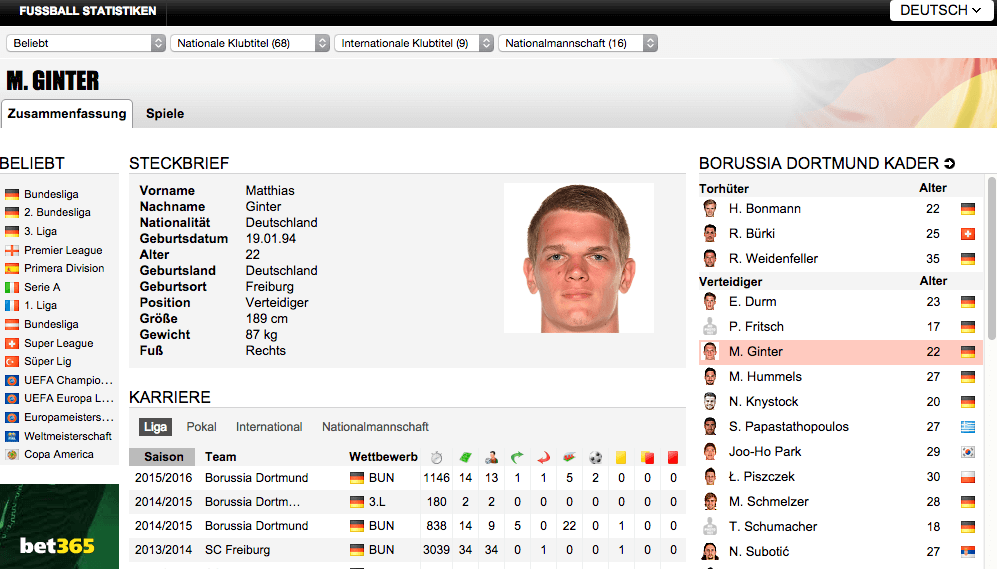 fussball-statistiken.com