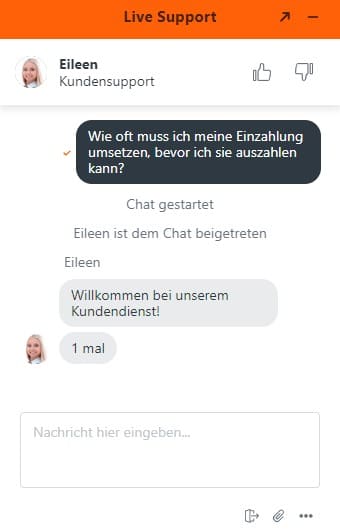 Live-Chat von Greatwin