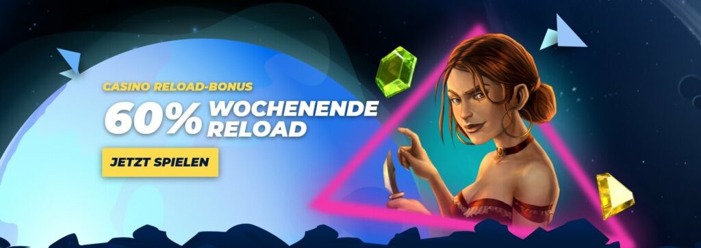 Reload-Bonus des Jupi Casinos