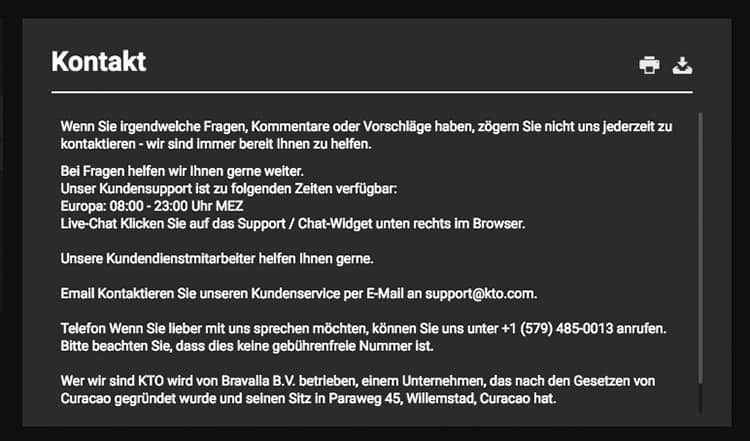 KTO Sportwetten Erfahrungen – Service und Support