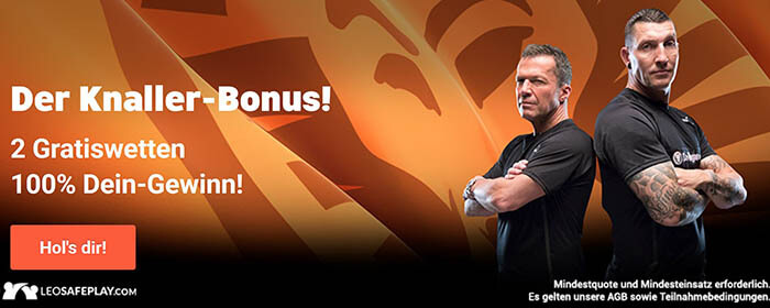 LeoVegas Bonusangebot Gratiswetten