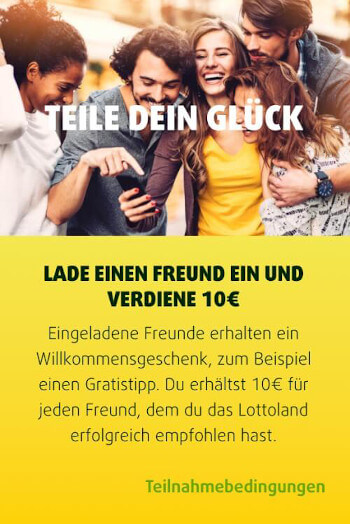 Lottoland Sportwetten – Aktion Freunde werben