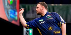 Luke Litter auf der Darts-Bühne