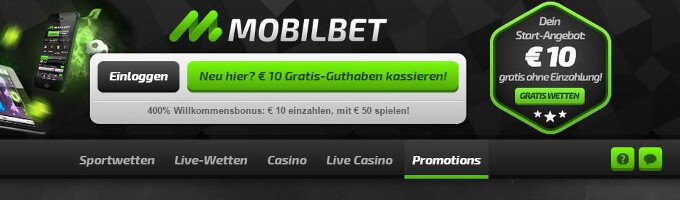 Bonusangebot von mobilbet (Quelle: mobilbet)