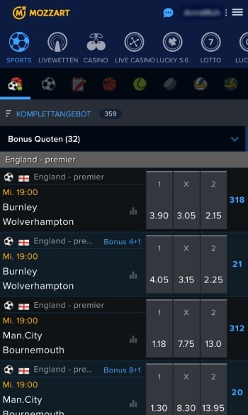 Mozzart Sportwetten Erfahrungen – Mobile App