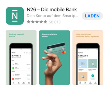 N26 Registrierung – App herunterladen
