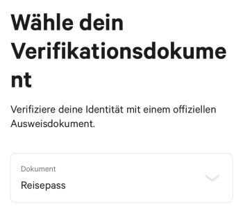N26 Registrierung – Verifizierung