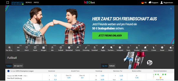 neobet screenshot