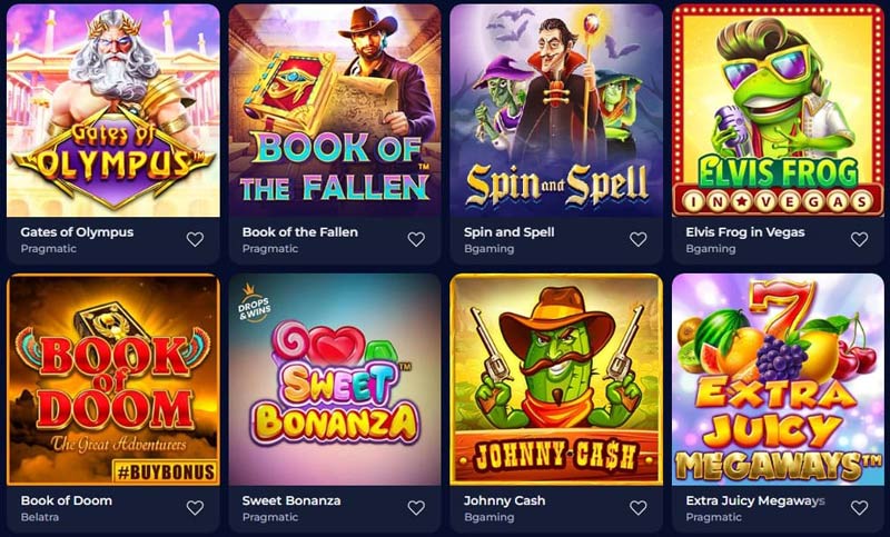 Casinoangebot von Ninecasino