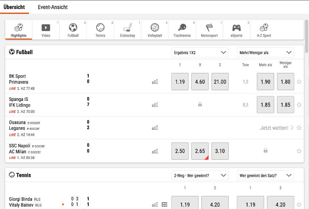 partypoker Sportwetten Erfahrungen – Livewetten