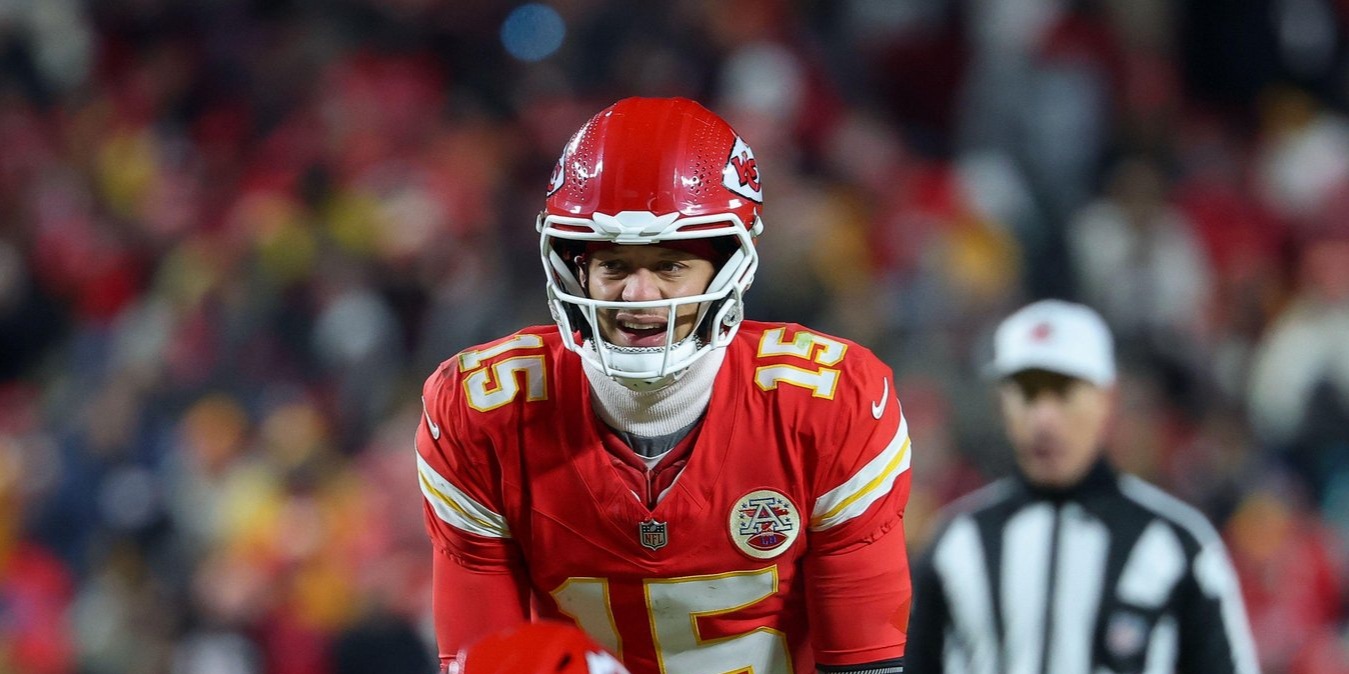Patrick Mahomes in einem NFL-Spiel der Kansas City Chiefs