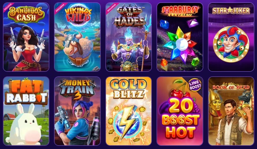 Casinoangebot des Polestar Casinos