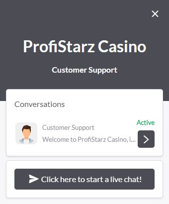 Live-Chat von Profistarz