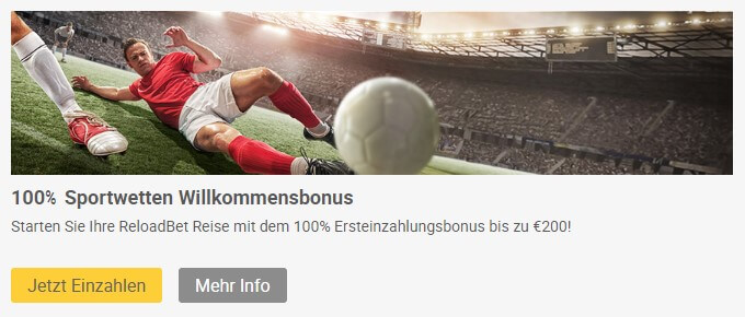 Bonusangebot von ReloadBet