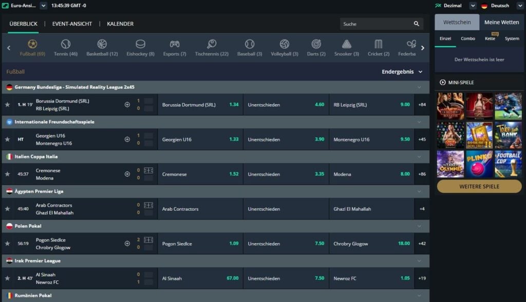 Livewetten Royalistplay Sportwetten