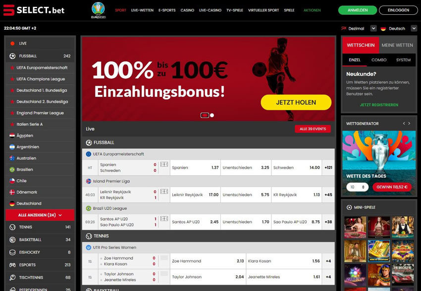 Beziehungen aufbauen mit select bet