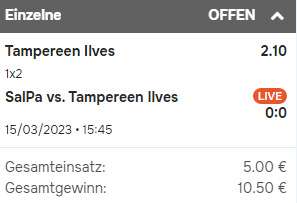 Livewette bei SGCasino Sportwetten