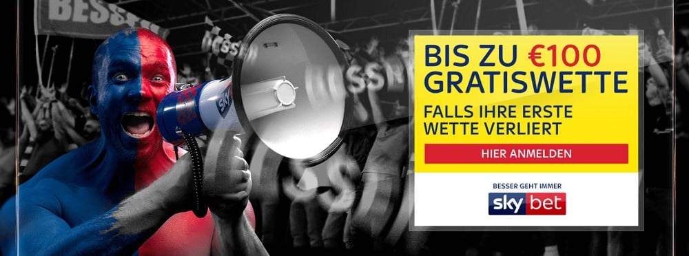 Skybet Willkommensbonus als Gratiswette