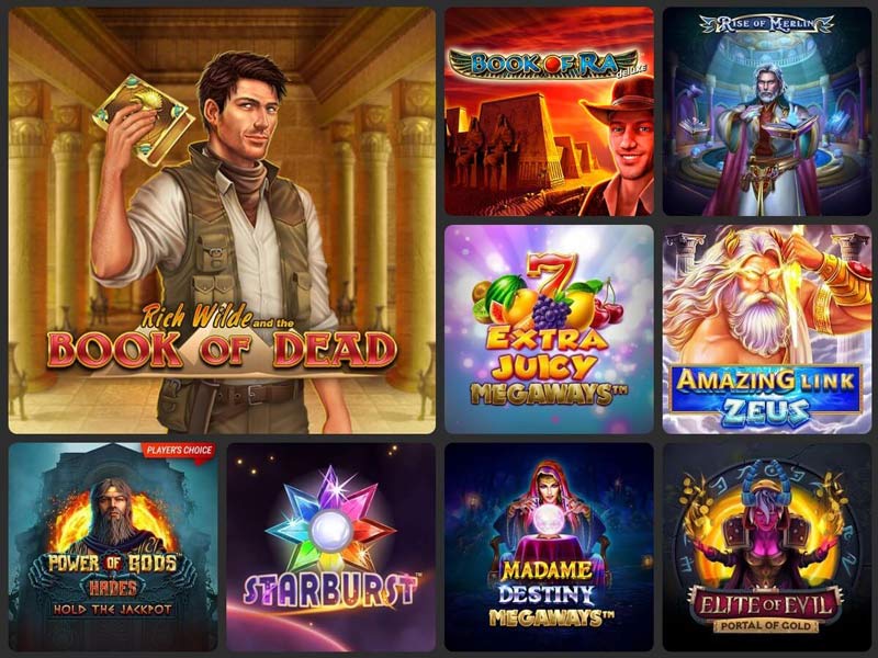 Casinoangebot des Slotimo Casinos