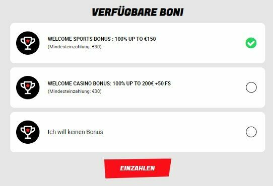 Bonusaktivierung bei Sons of Slots