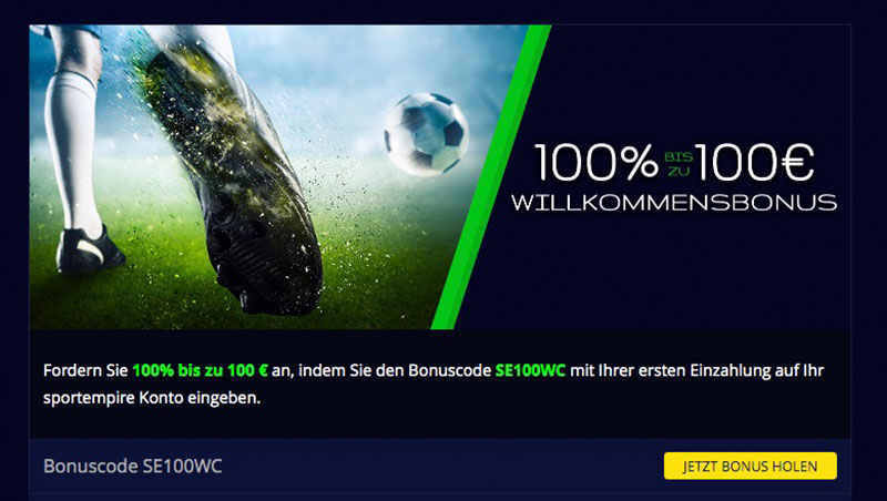 SportEmpire Sportwetten Erfahrungen – Willkommensbonus