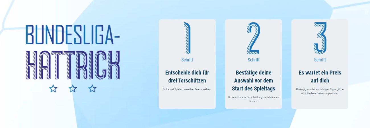 Bundesliga-Hattrick von Sportingbet