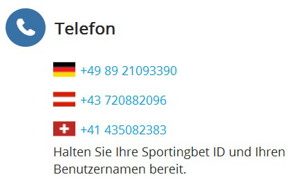 Sportingbet Support Service