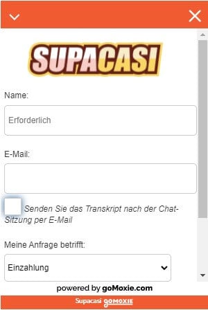 Live-Chat von SupaCasi