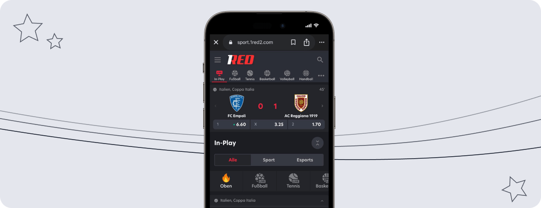 1RED Review Rework livewetten desktop