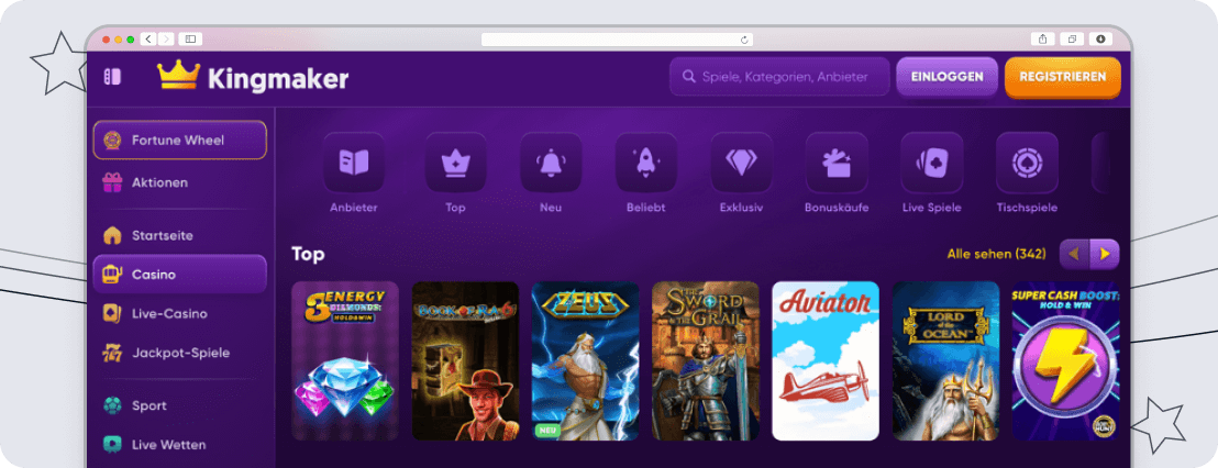 KingMaker weitere angebote desktop