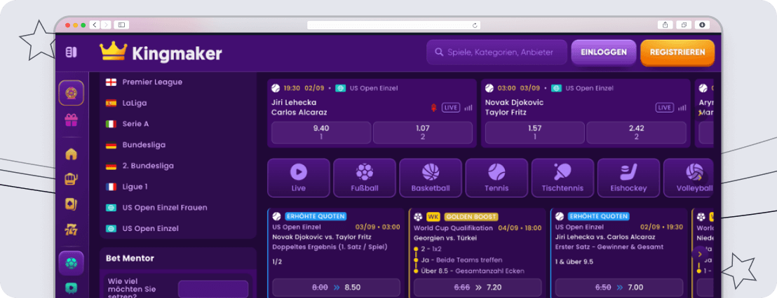 KingMaker wettangebot desktop1