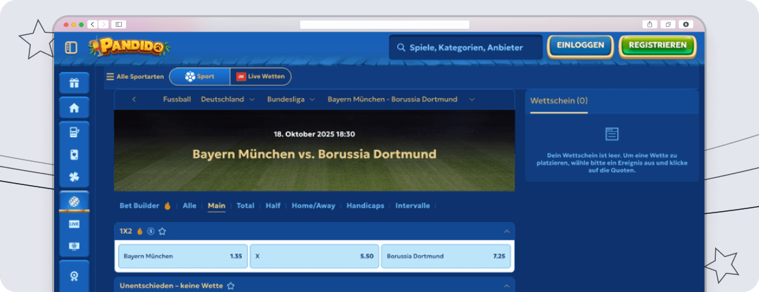 screenshot Pandido Design desktop