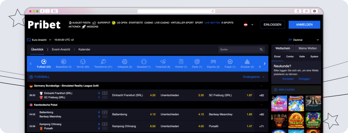 pribet livewetten desktop