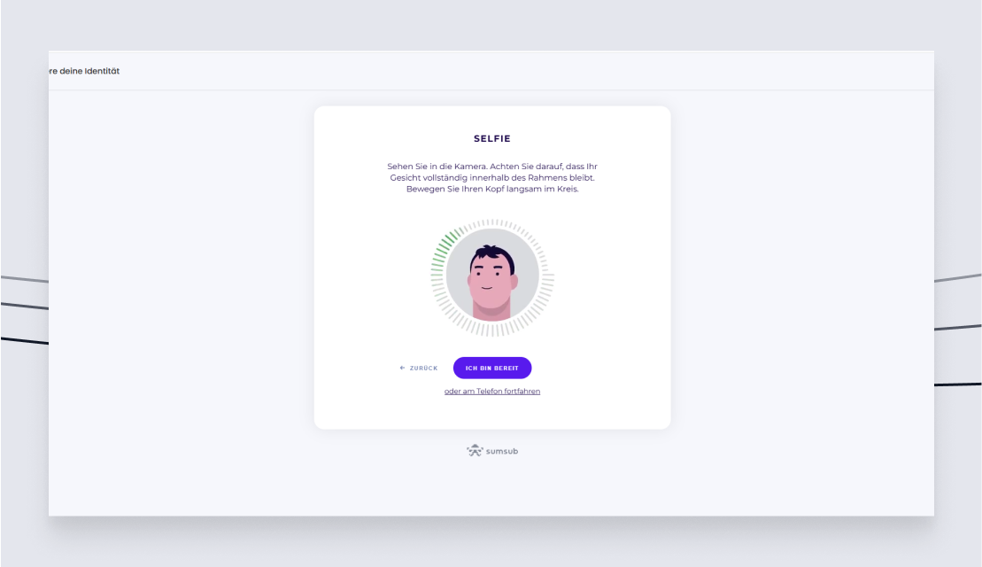 Winnerz Schritt 6 Verifizierung KYC