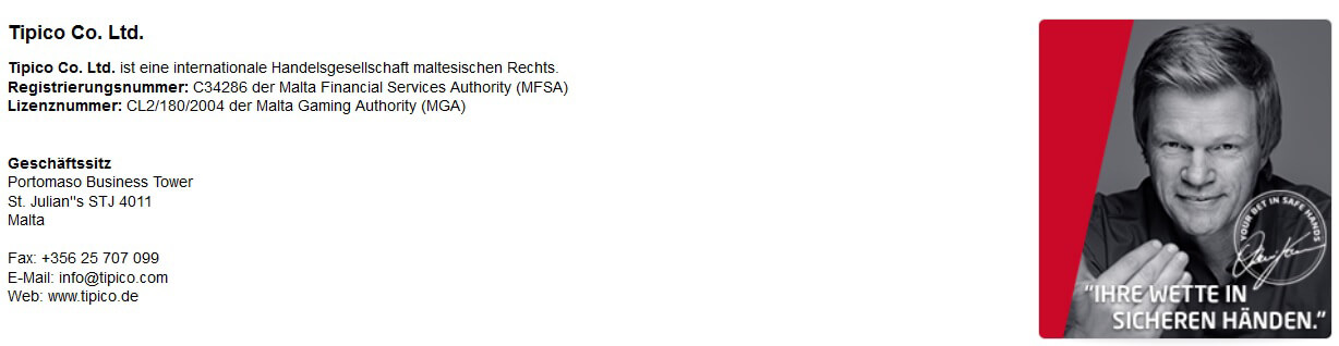 Tipico Kontakt Telefonnummer
