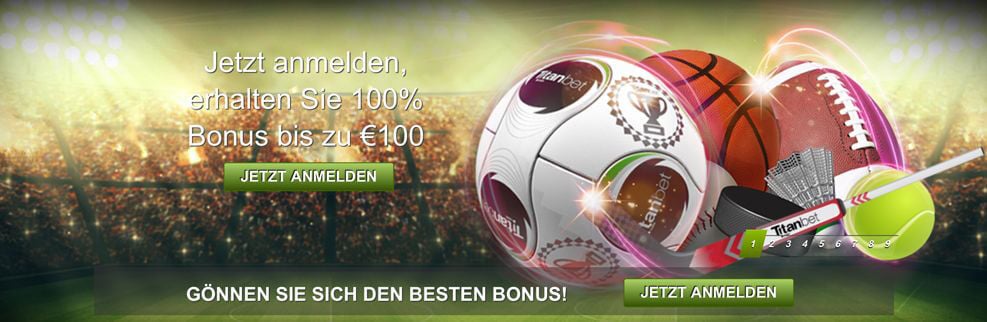 Neukundenbonus bei Titanbet (Quelle: Titanbet)