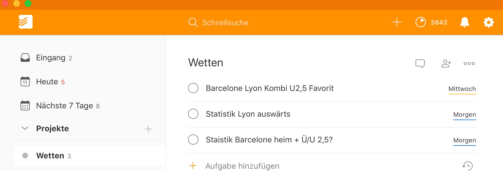 Buchführungstool als Beispiel für eine detaillierte Dokumentation