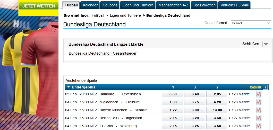 William Hill Bundesliga