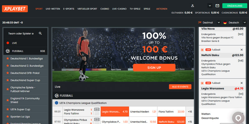 Design von Xplaybet