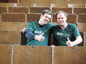 Jan und Jörg im Hörsaal