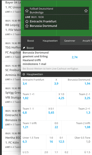 Neobet Bundesliga Wetten
