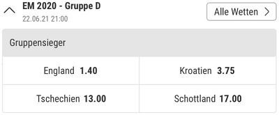 Klicke auf die Grafik für eine vergrößerte Ansicht

Name: bwin_gruppe_d.jpg
Ansichten: 434
Größe: 17,9 KB
ID: 5154823
